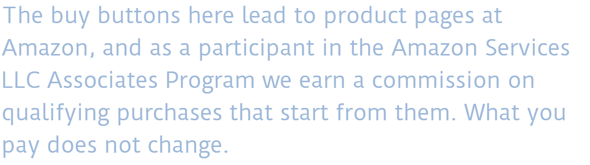 A short note about the buy buttons here