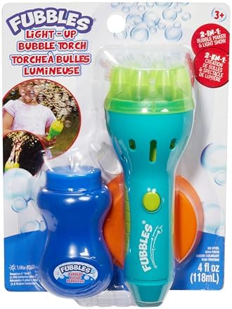 Light-up bubble torch