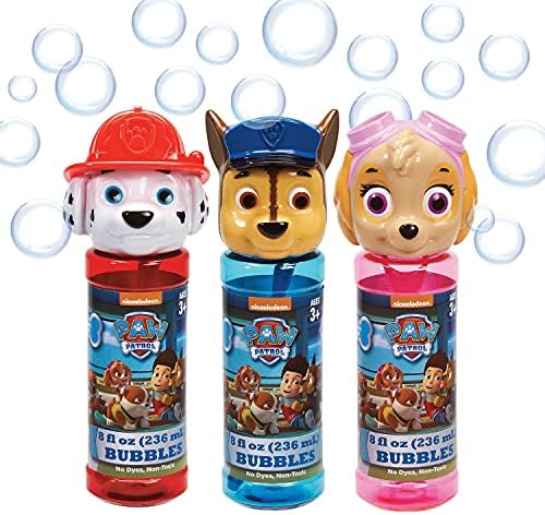 Paw Patrol 8oz bubbles and wand party favors, 12 pack